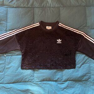 Adidas Long Sleeve Crop Top